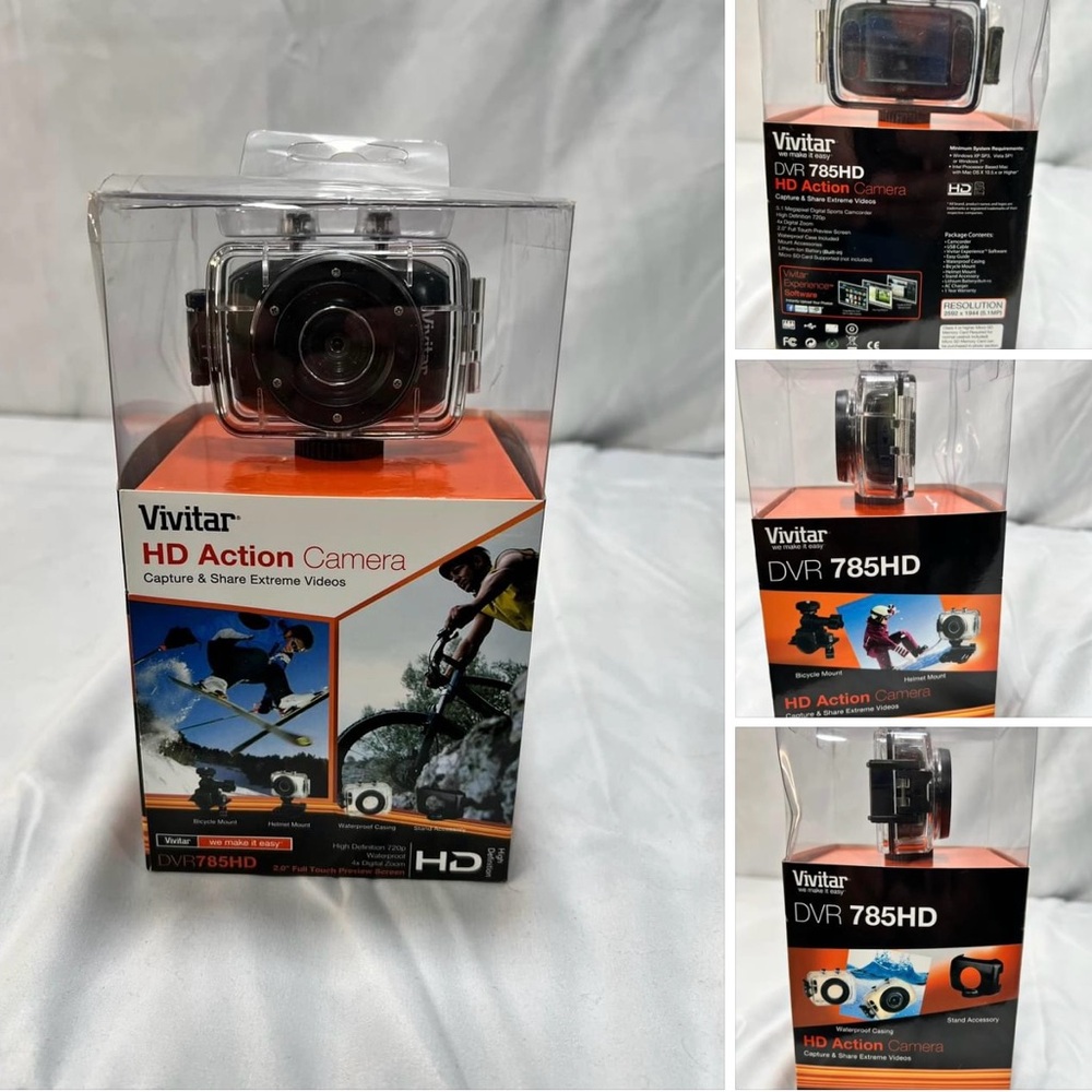 Vivitar Full HD Action Camera, DVR785HD-BLK